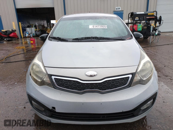 2013 Kia Rio EX with VIN KNADN4A38D6165846, listed as a Copart auction lot 61472955 with 180,536 mi miles and Salvage title. Bid and sale history available at DreamBid. Image 5.