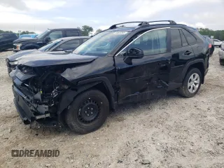 2021 Toyota RAV4 LE with VIN 2T3F1RFV4MC169584, listed as a Copart auction lot 59655885 with 53,111 mi miles and Salvage title. Bid and sale history available at DreamBid. Image 1.