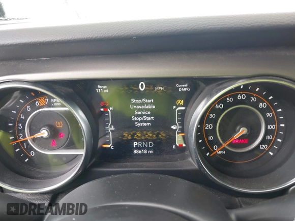 2021 Jeep Wrangler Unlimited Willys with VIN 1C4HJXDN1MW616467, listed as a IAAI auction lot 41791928 with 88,618 mi miles and . Bid and sale history available at DreamBid. Image 7.