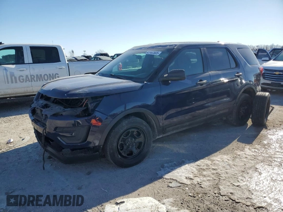 2017 Ford Police Interceptor Utility z VIN 1FM5K8AR5HGC35293, wystawiony jako Copart lot #42462805 z przebiegiem 132 675 mil mil oraz Szkoda całkowita • Salvage title. Historia ofert i sprzedaży dostępna na DreamBid. Obrazek 1.