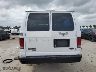 2008 Ford Econoline Wagon XL with VIN 1FBSS31L88DA78242, listed as a Copart auction lot 73187014 with 211,663 mi miles and Salvage Title. Bid and sale history available at carsss.com. Image 6.