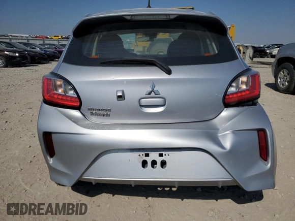 2021 Mitsubishi Mirage ES z VIN ML32AUHJ7MH006642, wystawiony jako Copart lot #53401525 z przebiegiem 87 454 mil mil oraz Szkoda całkowita • Salvage title. Historia ofert i sprzedaży dostępna na DreamBid. Obrazek 6.