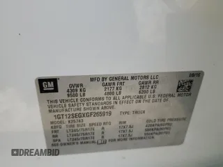 2016 GMC Sierra 2500HD SLE z VIN 1GT12SEGXGF265919, wystawiony jako Copart lot #82118884 z przebiegiem 113 066 mil mil oraz Szkoda całkowita • Salvage title. Historia ofert i sprzedaży dostępna na DreamBid. Obrazek 15.