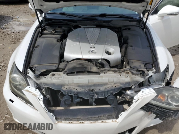 2012 Lexus IS 350 z VIN JTHBE5C24C5030273, wystawiony jako Copart lot #56987965 z przebiegiem 106 957 mil mil oraz Szkoda całkowita • Salvage title. Historia ofert i sprzedaży dostępna na DreamBid. Obrazek 11.