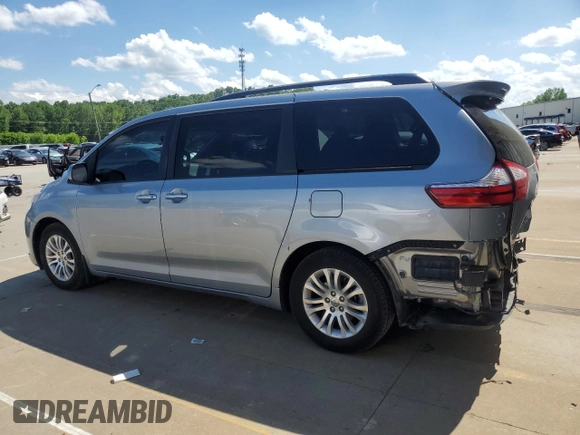2017 Toyota Sienna XLE Auto Access Seat с VIN 5TDYZ3DC2HS817445, выставлен на аукционе Copart как лот 56551795 с пробегом 95 336 миль миль и Списание • Salvage title. История ставок и продаж доступна на DreamBid. Изображение 2.