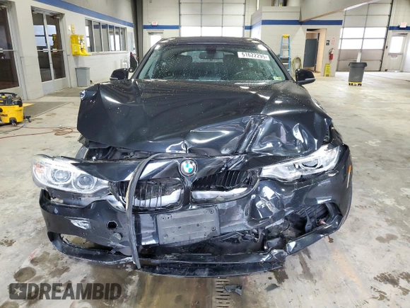 2015 BMW 4 Series 428i xDrive with VIN WBA4A7C52FD415821, listed as a Copart auction lot 51622295 with 63,918 mi miles and Salvage title. Bid and sale history available at DreamBid. Image 5.