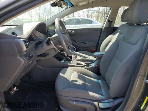 2020 Hyundai Ioniq Blue with VIN KMHC65LC2LU227309, listed as a Copart auction lot 51577645 with 143,542 mi miles and Salvage title. Bid and sale history available at DreamBid. Image 7.
