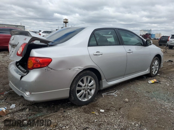 2010 Toyota Corolla with VIN 1NXBU4EE1AZ377581, listed as a Copart auction lot 52578805 with 242,776 mi miles and Salvage Title. Bid and sale history available at DreamBid. Image 3.