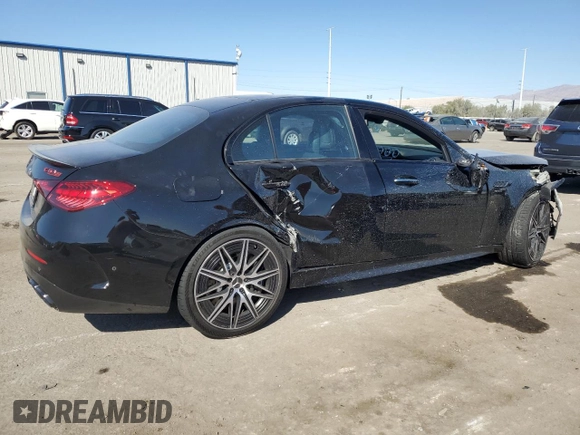 2024 Mercedes-Benz C 63 S AMG E Performance with VIN W1KAF8AB1RR236561, listed as a Copart auction lot 74100654 with 738 mi miles and Salvage title. Bid and sale history available at DreamBid. Image 3.