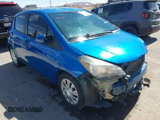 2015 Toyota Yaris L with VIN VNKKTUD34FA048283, listed as a IAAI auction lot 41727844 with 213,569 mi miles. Bid and sale history available at carsss.com. Image 1.