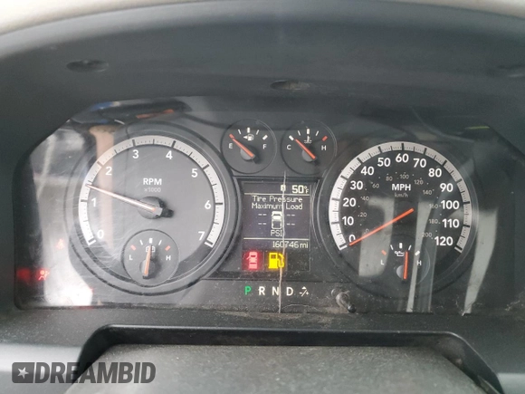 2012 Ram 2500 ST Power Wagon with VIN 3C6TD5CT6CG320614, listed as a Copart auction lot 46307955 with 160,746 mi miles and Clean Title. Bid and sale history available at carsss.com. Image 9.