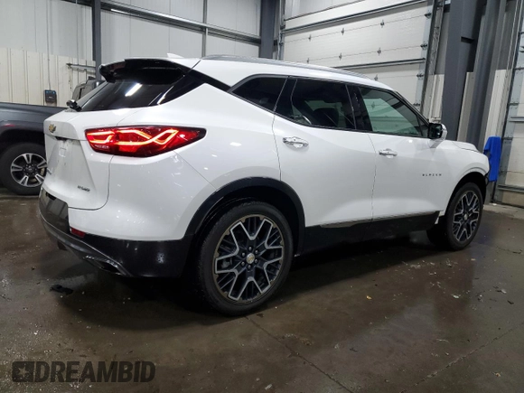 2023 Chevrolet Blazer Premier with VIN 3GNKBLRS5PS185195, listed as a Copart auction lot 80850814 with 29,230 mi miles and Salvage title. Bid and sale history available at DreamBid. Image 3.