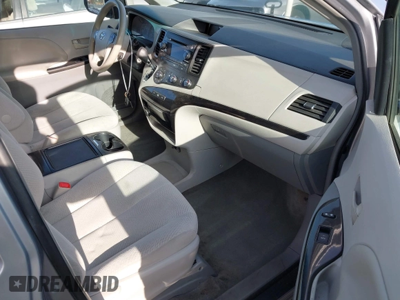 2012 Toyota Sienna LE AAS with VIN 5TDKK3DC6CS232922, listed as a IAAI auction lot 41913060 with 78,709 mi miles and . Bid and sale history available at DreamBid. Image 5.