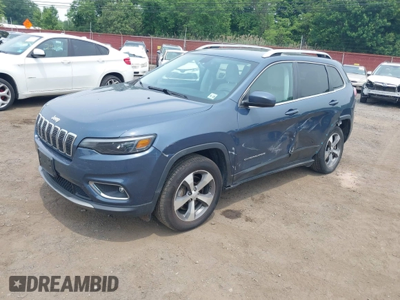 2020 Jeep Cherokee Limited with VIN 1C4PJMDX3LD603242, listed as a IAAI auction lot 42499494 with 51,491 mi miles and . Bid and sale history available at DreamBid. Image 18.