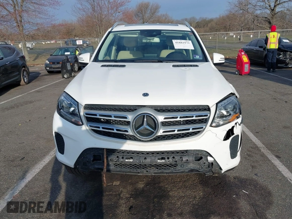 2019 Mercedes-Benz GLS 450 with VIN 4JGDF6EE3KB233297, listed as a IAAI auction lot 41882975 with 130,354 mi miles and . Bid and sale history available at DreamBid. Image 12.