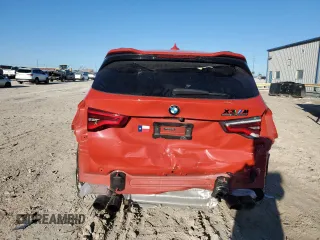 2020 BMW X3 M Competition with VIN 5YMTS0C03LLT10995, listed as a Copart auction lot 46398865 with 38,094 mi miles and Salvage Title. Bid and sale history available at carsss.com. Image 6.