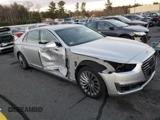 2019 Genesis G90 3.3T Premium with VIN KMTF34JA1KU064271, listed as a Copart auction lot 80226934 with 95,670 mi miles and Salvage Title. Bid and sale history available at carsss.com. Image 4.