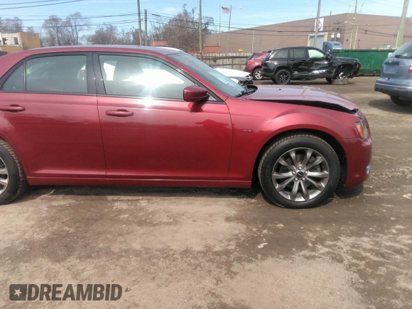 2014 Chrysler 300 with VIN 2C3CCAGG9EH222749, listed as a IAAI auction lot 41856705 with 159,866 mi miles. Bid and sale history available at carsss.com. Image 13.