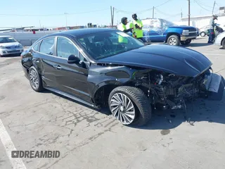2023 Hyundai Sonata SEL with VIN KMHL34JJ0PA058709, listed as a IAAI auction lot 41723513 with 56,495 mi miles and . Bid and sale history available at DreamBid. Image 1.