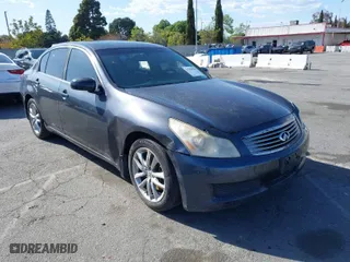 2008 Infiniti G35 Sedan Sport with VIN JNKBV61EX8M223723, listed as a IAAI auction lot 41939569 with 111,728 mi miles. Bid and sale history available at carsss.com. Image 1.