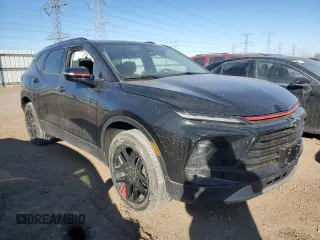 2024 Chevrolet Blazer LT with VIN 3GNKBJR44RS195421, listed as a Copart auction lot 88692715 with 12,113 mi miles and Salvage title. Bid and sale history available at DreamBid. Image 4.