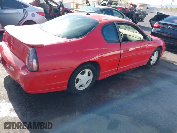 2004 Chevrolet Monte Carlo SS with VIN 2G1WX12K449336670, listed as a IAAI auction lot 42141629 with 100,681 mi miles. Bid and sale history available at carsss.com. Image 4.