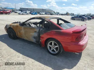 1997 Ford Mustang Cobra with VIN 1FALP47V8VF187337, listed as a Copart auction lot 46804405 with 0 mi miles and Non Repairable. Bid and sale history available at carsss.com. Image 2.