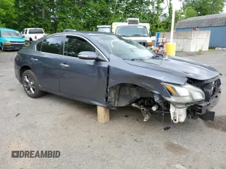 2012 Nissan Maxima S with VIN 1N4AA5AP1CC801376, listed as a Copart auction lot 58637005 with 161,051 mi miles and Salvage title. Bid and sale history available at DreamBid. Image 4.