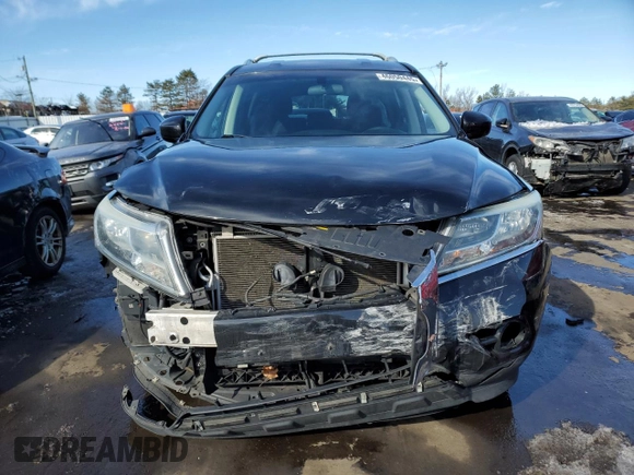 2016 Nissan Pathfinder SV with VIN 5N1AR2MM0GC607149, listed as a Copart auction lot 46050445 with 132,079 mi miles and Salvage Title. Bid and sale history available at carsss.com. Image 5.