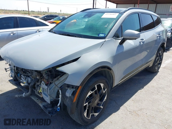 2024 Kia Sportage SX-Prestige with VIN 5XYK5CDF1RG143931, listed as a IAAI auction lot 42236962 with 23,461 mi miles and . Bid and sale history available at DreamBid. Image 2.