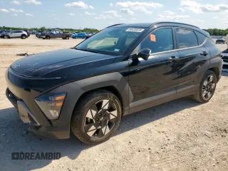 2024 Hyundai Kona SEL with VIN KM8HB3AB5RU052160, listed as a Copart auction lot 58458835 with 18,082 mi miles and Salvage title. Bid and sale history available at DreamBid. Image 1.