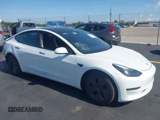 2023 Tesla Model 3 with VIN 5YJ3E1EA0PF548498, listed as a IAAI auction lot 42334326 with 17,674 mi miles and . Bid and sale history available at DreamBid. Image 1.