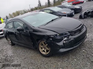 2012 Honda Civic Sdn LX with VIN 19XFB2F53CE075371, listed as a IAAI auction lot 41986092 with 177,515 mi miles. Bid and sale history available at carsss.com. Image 1.