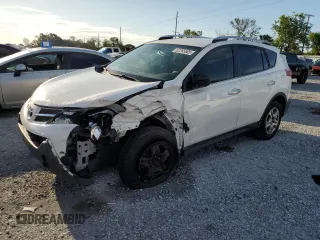 2014 Toyota RAV4 LE with VIN JTMZFREV2EJ021254, listed as a Copart auction lot 62265585 with 131,463 mi miles and Salvage title. Bid and sale history available at DreamBid. Image 1.