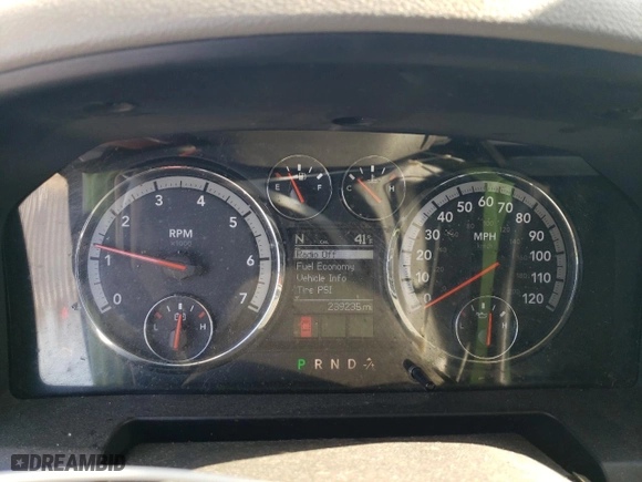 2010 Dodge Ram 1500 SLT with VIN 1D7RV1CT6AS123995, listed as a Copart auction lot 47896475 with 239,235 mi miles and Salvage Title. Bid and sale history available at carsss.com. Image 9.