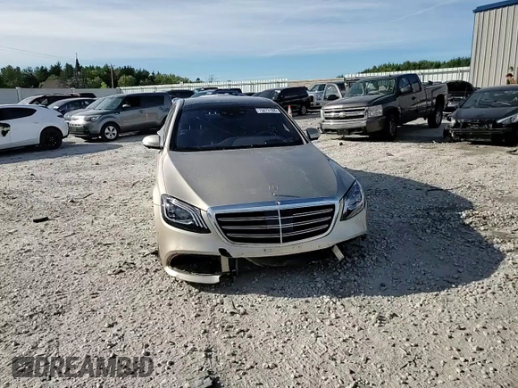 2020 Mercedes-Benz S S 560 with VIN WDDUG8GB3LA501004, listed as a Copart auction lot 73473184 with 35,068 mi miles and Salvage Title. Bid and sale history available at carsss.com. Image 14.