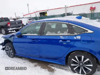 2023 Honda Civic Sedan EX with VIN 2HGFE1F76PH311090, listed as a IAAI auction lot 41245114 with 34,114 mi miles. Bid and sale history available at carsss.com. Image 15.