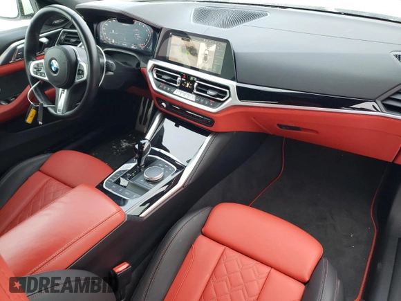 2023 BMW 4 Series M440i xDrive with VIN WBA63AT08PCL19977, listed as a Copart auction lot 84744084 with 20,347 mi miles and Clean Title. Bid and sale history available at carsss.com. Image 8.