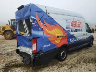 2019 Ford Transit Cargo with VIN 1FTBW3XG1KKB53408, listed as a Copart auction lot 88940825 with 43,249 mi miles and Salvage Title. Bid and sale history available at carsss.com. Image 3.