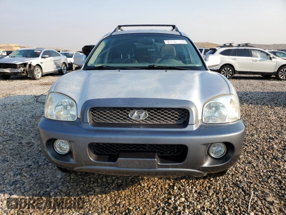 2003 Hyundai Santa Fe GLS with VIN KM8SC73D43U460083, listed as a Copart auction lot 70060594 with 0 mi miles and Salvage Title. Bid and sale history available at carsss.com. Image 5.