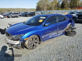 2019 Honda Civic Si z VIN 2HGFC1E58KH702627, wystawiony jako Copart lot #50845845 z przebiegiem 131 810 mil mil oraz Szkody całkowita. Historia ofert i sprzedaży dostępna na DreamBid. Obrazek 1.