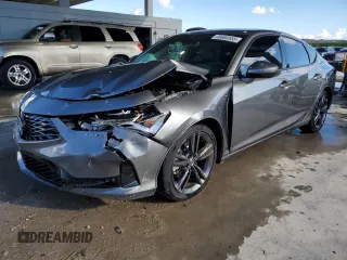 2024 Acura Integra w/A-Spec Package z VIN 19UDE4H30RA025420, wystawiony jako Copart lot #46690555 z przebiegiem 5177 mil mil oraz Szkody całkowita. Historia ofert i sprzedaży dostępna na DreamBid. Obrazek 1.