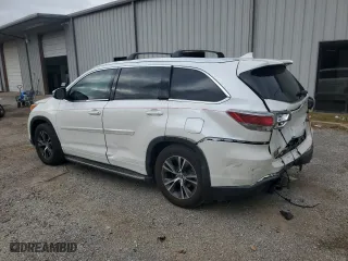 2016 Toyota Highlander XLE with VIN 5TDKKRFH6GS134927, listed as a Copart auction lot 79259984 with 94,280 mi miles and Salvage Title. Bid and sale history available at carsss.com. Image 2.