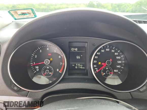2012 Volkswagen Jetta S with VIN 3VWKP7AJ7CM712072, listed as a Copart auction lot 58698225 with 181,748 mi miles and Salvage title. Bid and sale history available at DreamBid. Image 9.