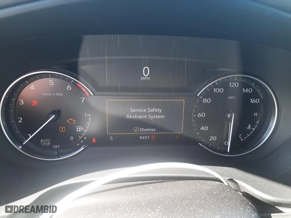 2023 Cadillac XT4 FWD Premium Luxury with VIN 1GYFZCR43PF158499, listed as a Copart auction lot 58021974 with 9,497 mi miles and Salvage Title. Bid and sale history available at carsss.com. Image 9.
