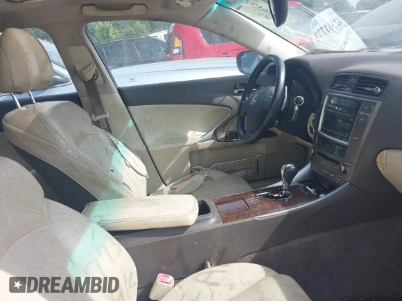 2010 Lexus IS 250 with VIN JTHBF5C25A2094432, listed as a IAAI auction lot 42361773 with 257,391 mi miles and . Bid and sale history available at DreamBid. Image 5.