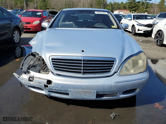 2000 Mercedes-Benz S-Class with VIN WDBNG70J2YA111284, listed as a Copart auction lot 50972364 with NaN miles and Salvage Title. Bid and sale history available at carsss.com. Image 5.