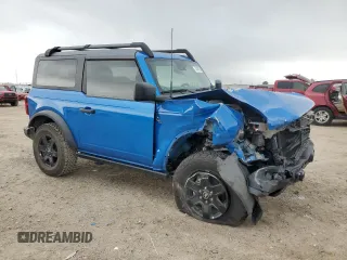 2024 Ford Bronco with VIN 1FMDE1AP9RLA70527, listed as a Copart auction lot 47448755 with 2,904 mi miles and Salvage title. Bid and sale history available at DreamBid. Image 4.