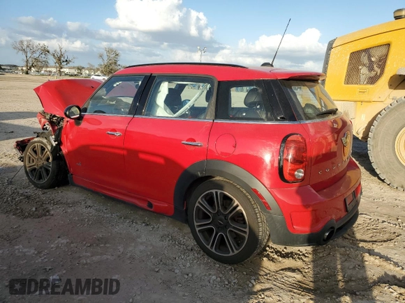 2015 MINI Countryman John Cooper Works with VIN WMWXD1C55FWS34816, listed as a Copart auction lot 76278774 with Not Provided miles and Salvage Title. Bid and sale history available at DreamBid. Image 2.