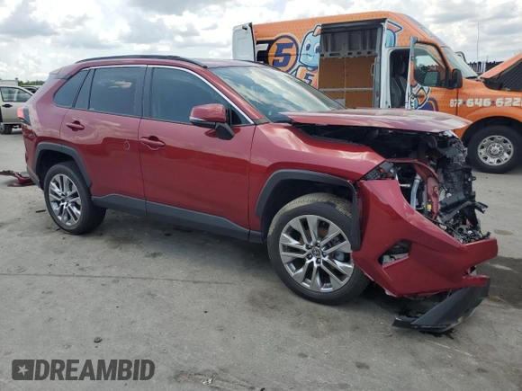 2023 Toyota RAV4 XLE Premium with VIN 2T3C1RFV9PW272005, listed as a Copart auction lot 55822275 with 20,546 mi miles and Non repairable. Bid and sale history available at DreamBid. Image 4.